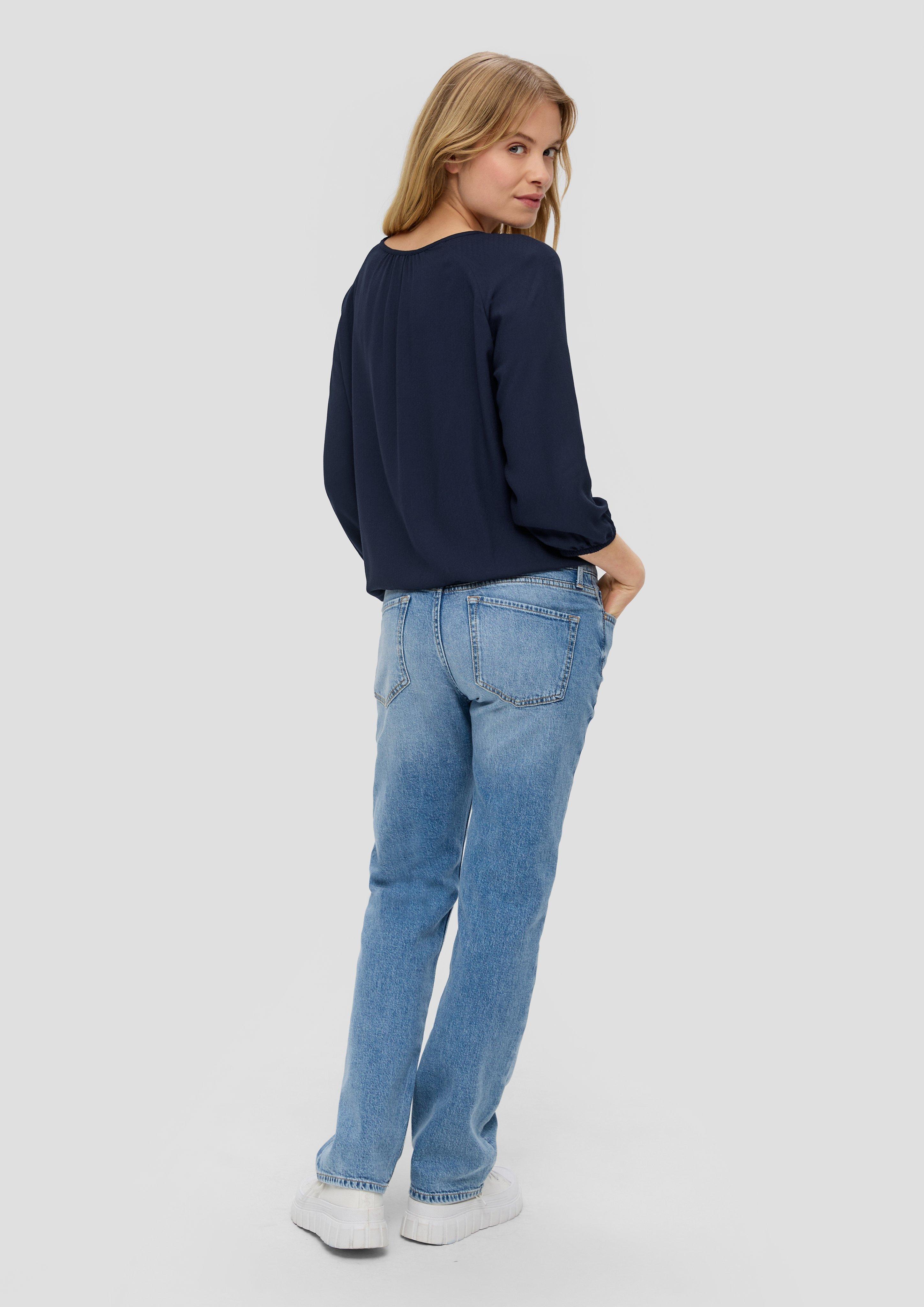Jacquard-Bluse aus reiner Viskose  2145166-5959