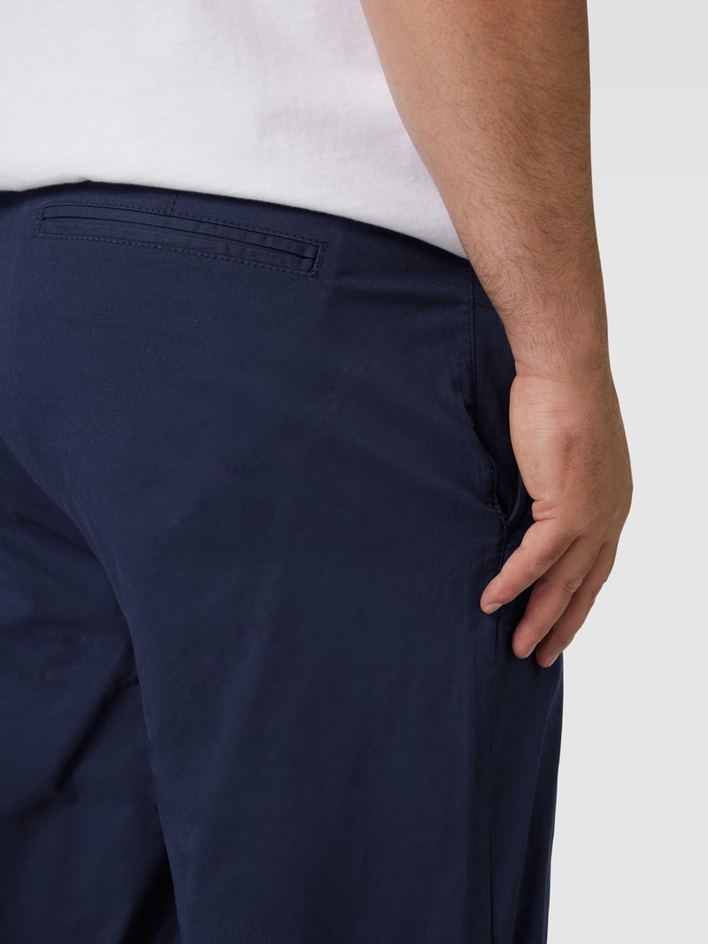 PLUS SIZE Chino-Shorts mit Gesäßtaschen in marineblau
