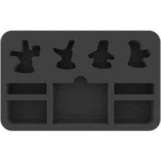 Feldherr 40 mm Schaumstoffeinlage für Warhammer Underworlds Shadespire: Die Auserwählten Äxte