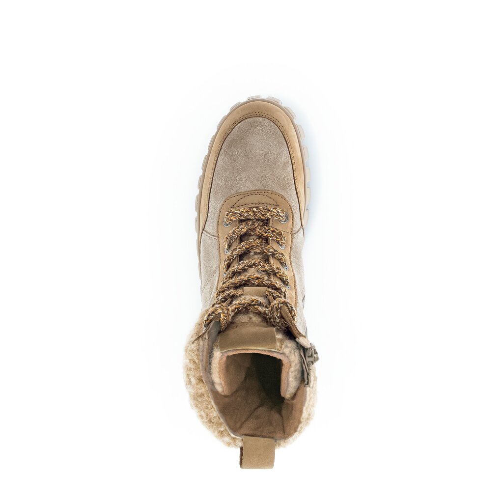 Gabor comfort Schnürstiefelette beige