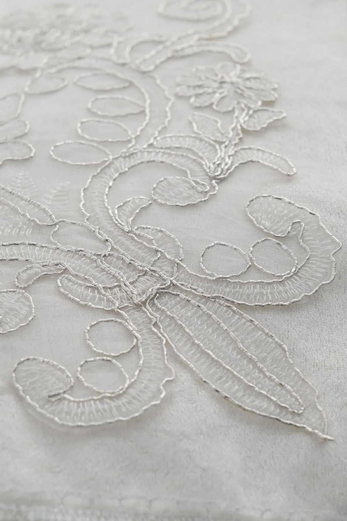 FAVORA  Karel French Guipure Dowry Velvet Bundle – Ecru
