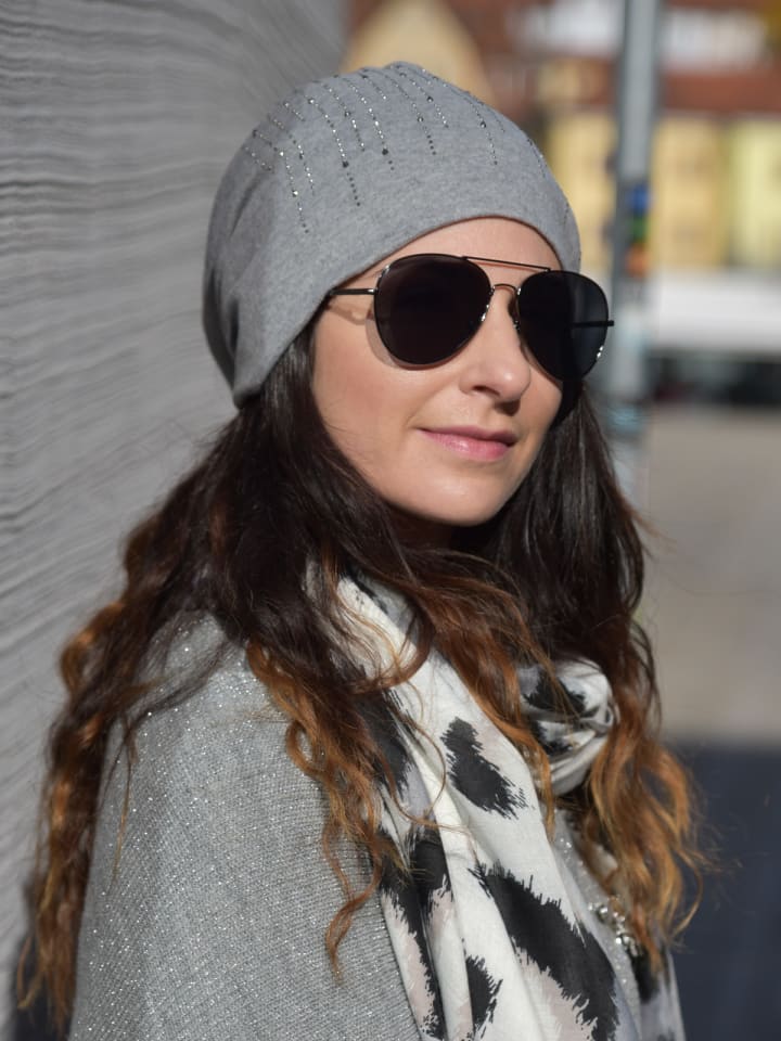 styleBREAKER Piloten Sonnenbrille in Anthrazit / Grau getönt günstig kaufen onesize