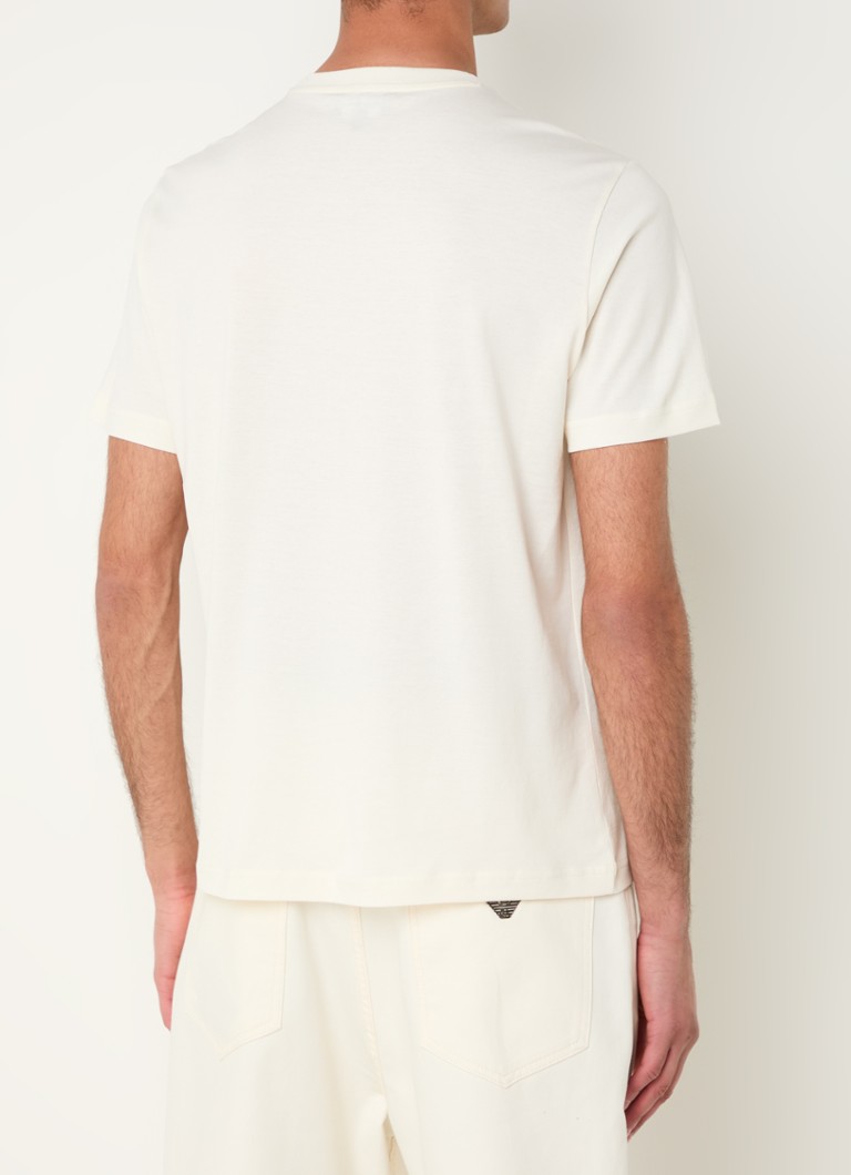 Tricou Emporio Armani cu material elastic și brodat