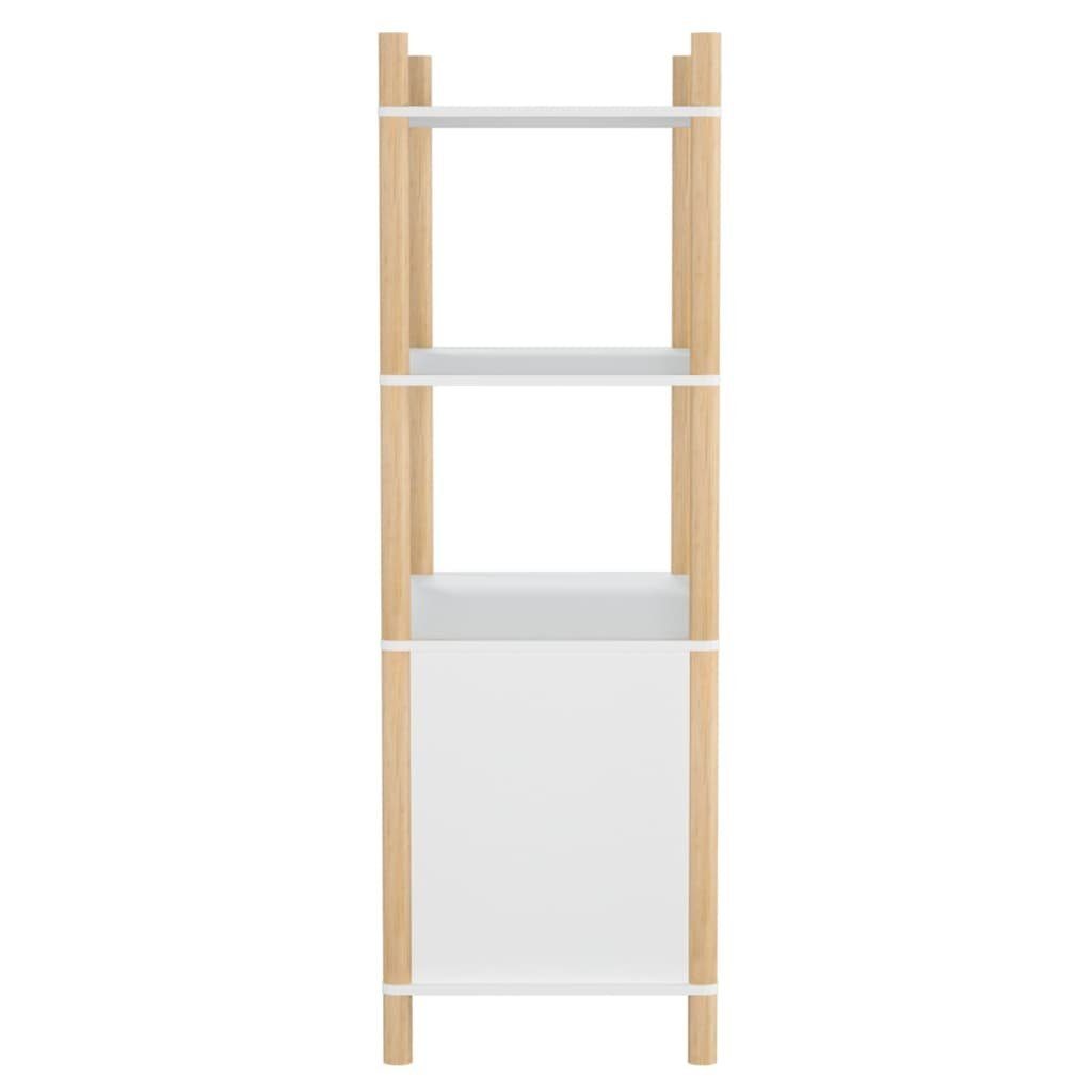 vidaXL Anrichte Highboard Weiß 80x40x121 cm Holzwerkstoff