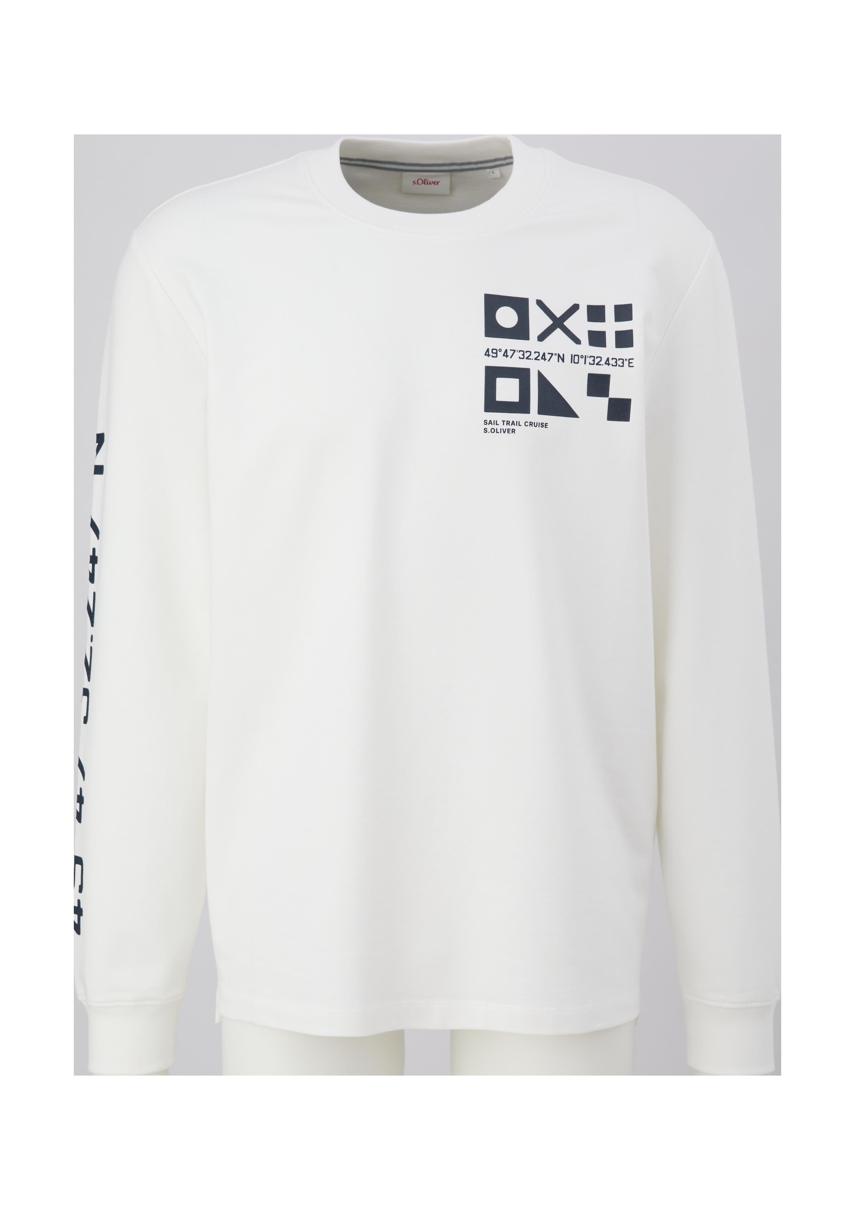 Sweatshirt aus Baumwollstretch  2135703-01D1