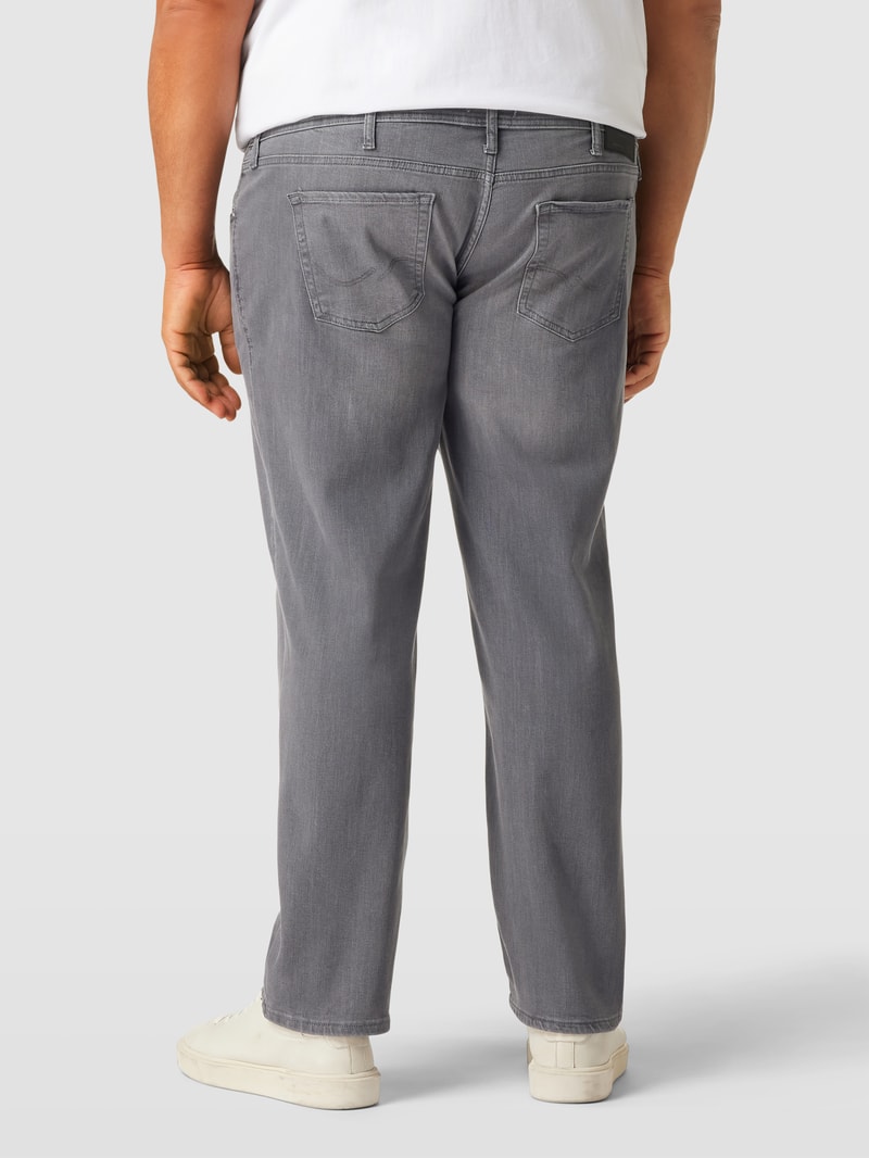 Jeans im 5-Pocket-Design Modell 'GLENN' in hellgrau