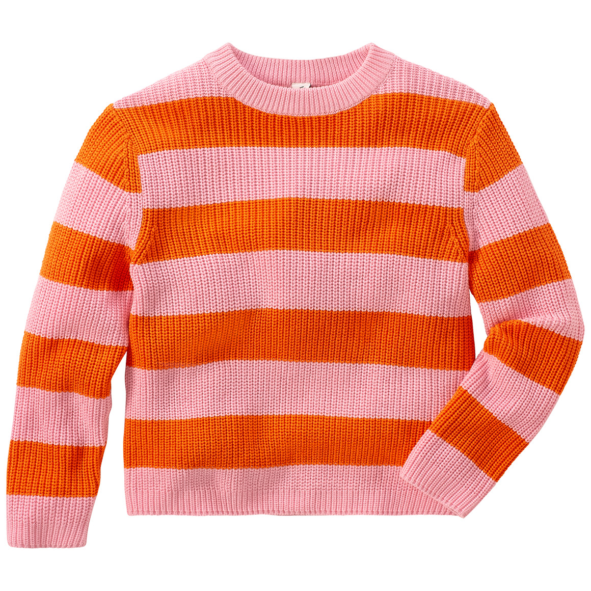 Mädchen Strickpullover mit Streifen