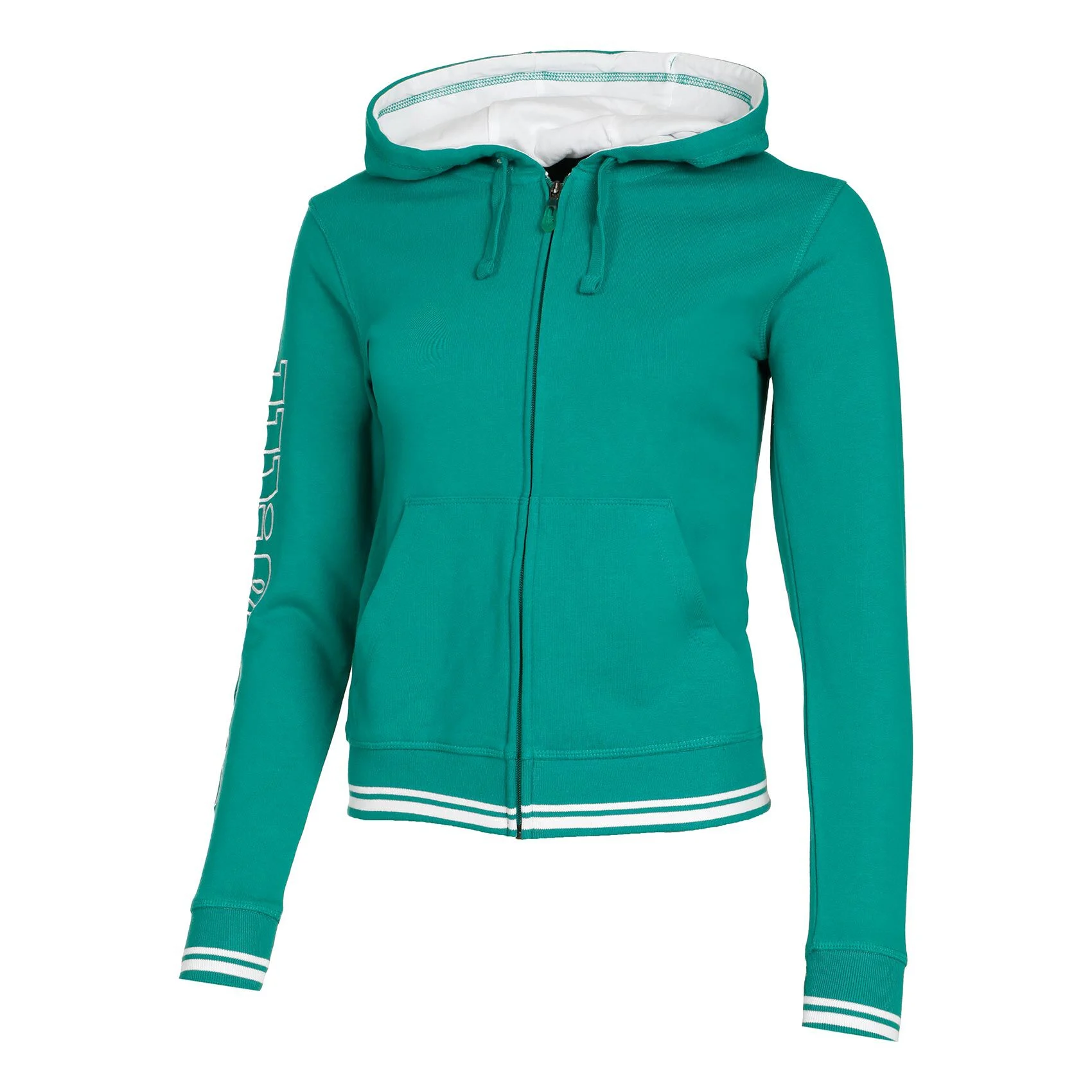 Team II Sweatjacke Damen - Grün, Weiß