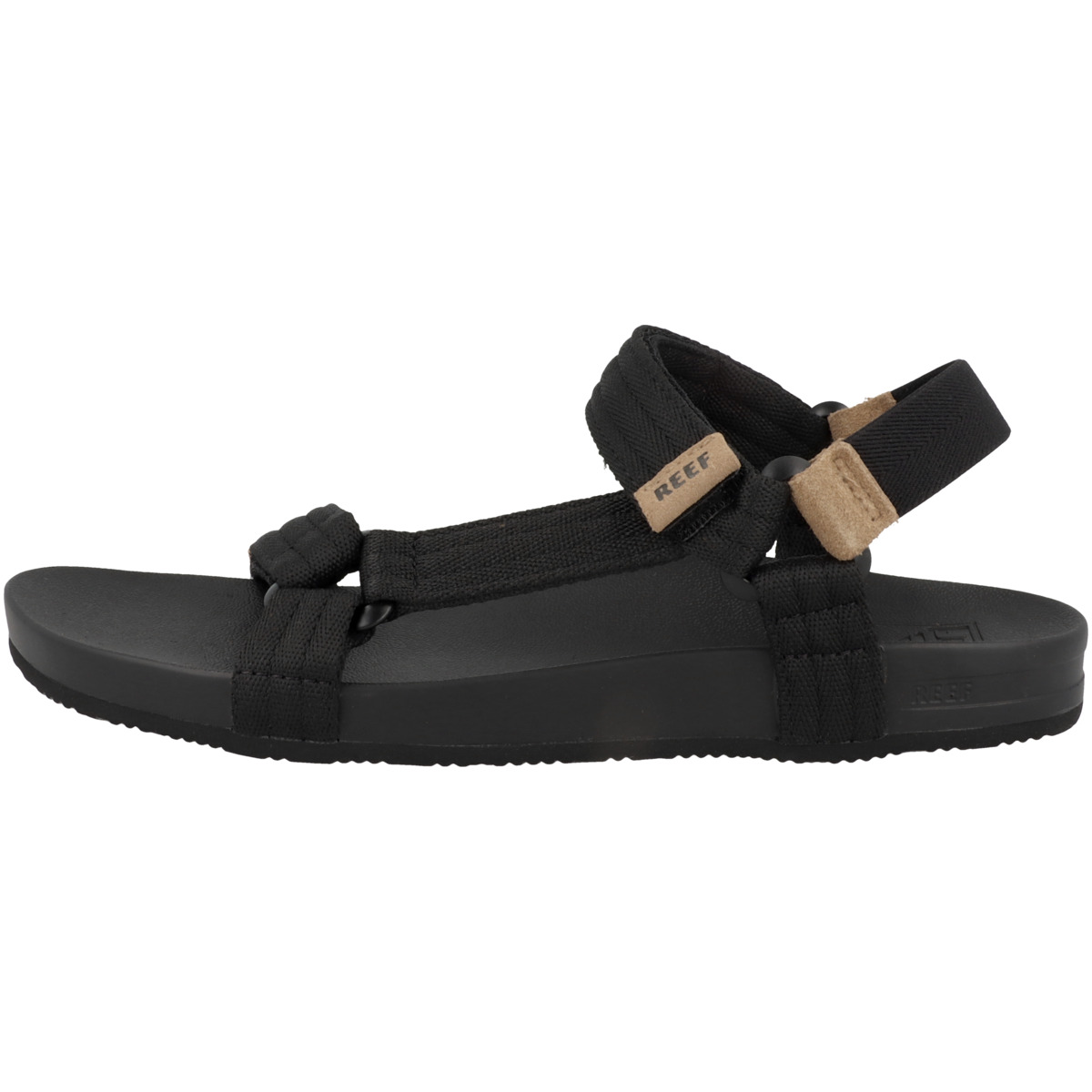 Reef Cushion Rem Sandale schwarz