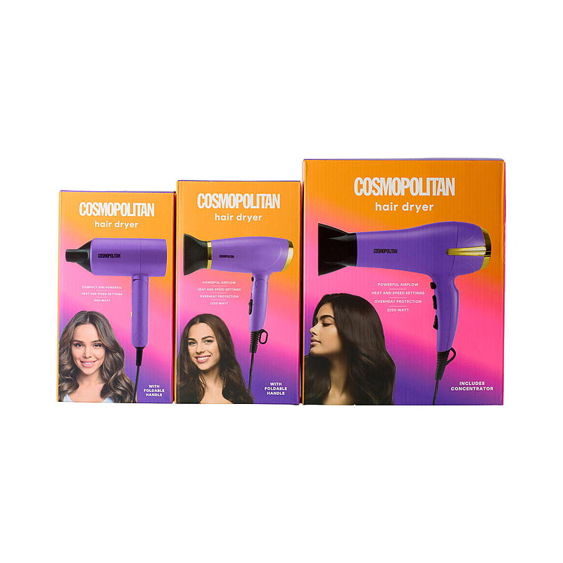 Cosmopolitan Hårføner 1600 W, foldbar, Cosmopolitan