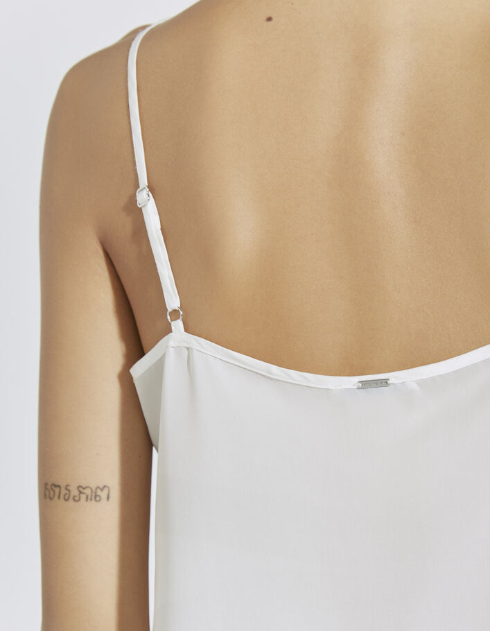 Caraco satin dentelle femme