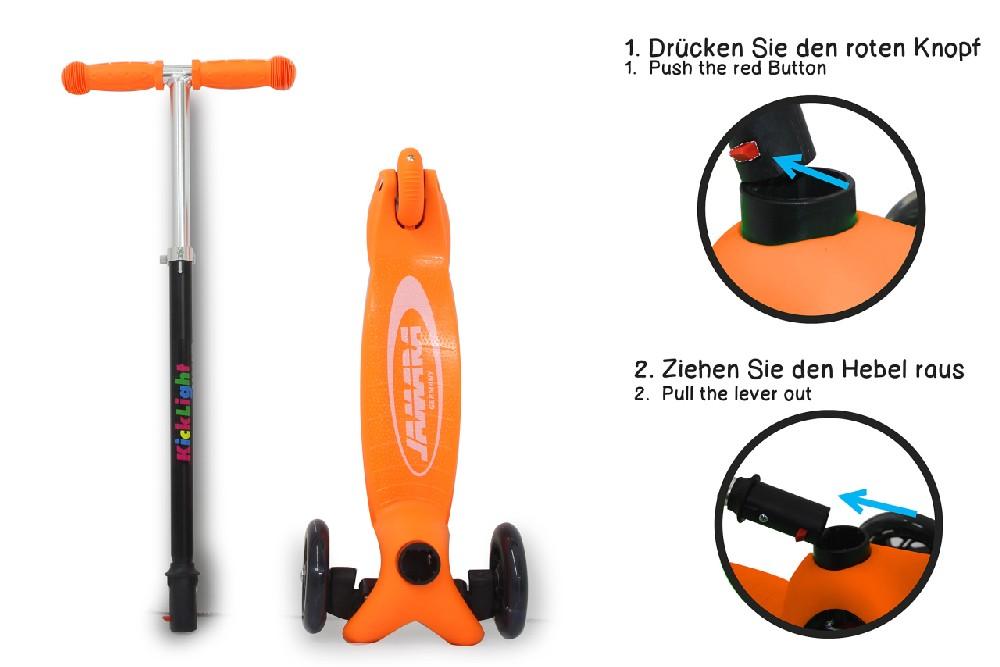 Jamara e.K. JAMARA KickLight Scooter orange