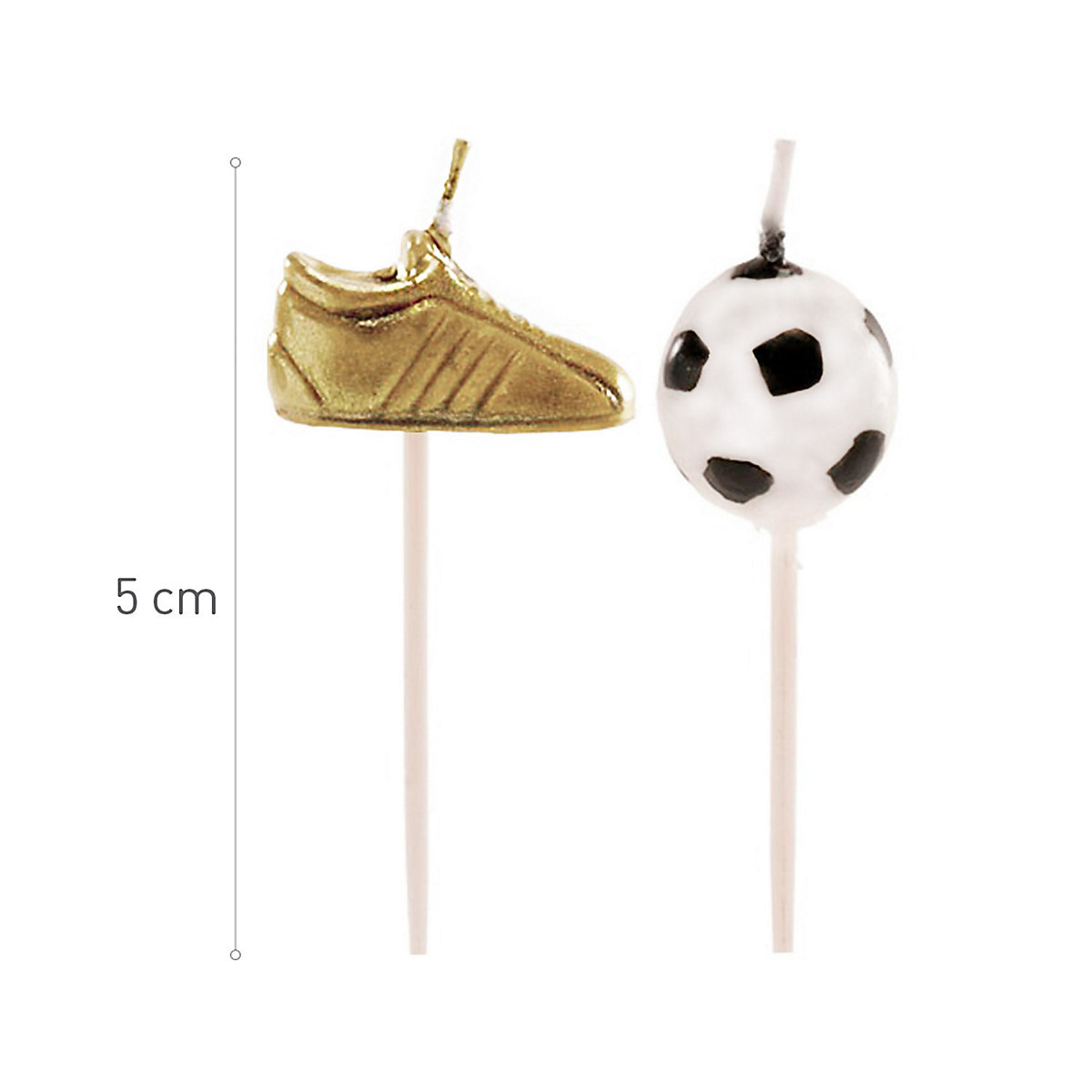 Geburtstagskerzen Fußball WM, 6 Stück