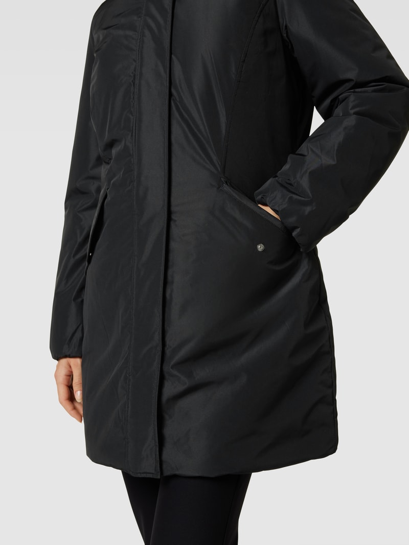 Jacke mit Kapuze in schwarz