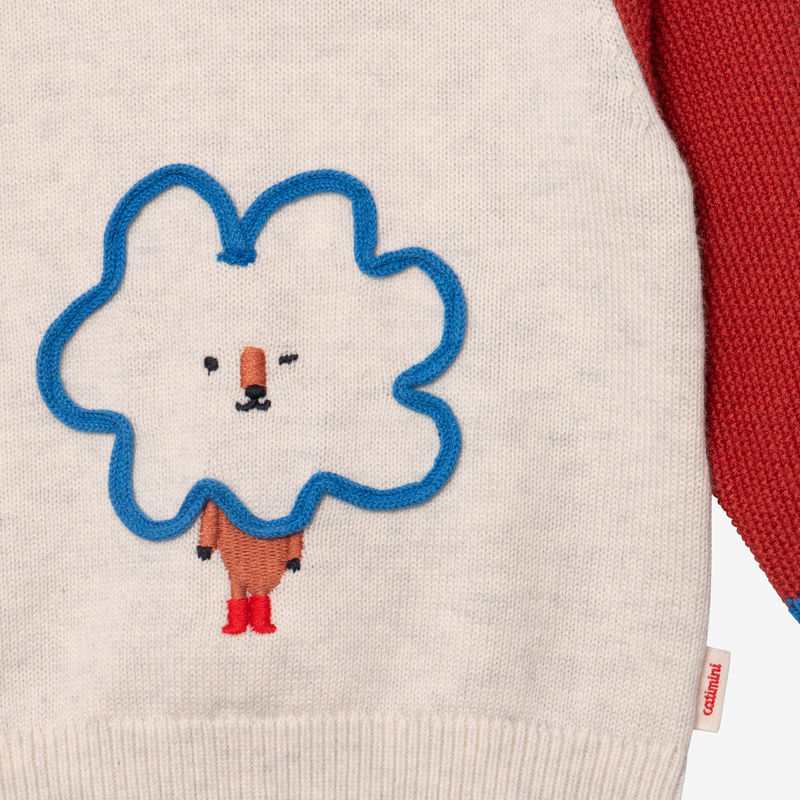 Cardigan bébé garçon koala-nuage 3D Catimini