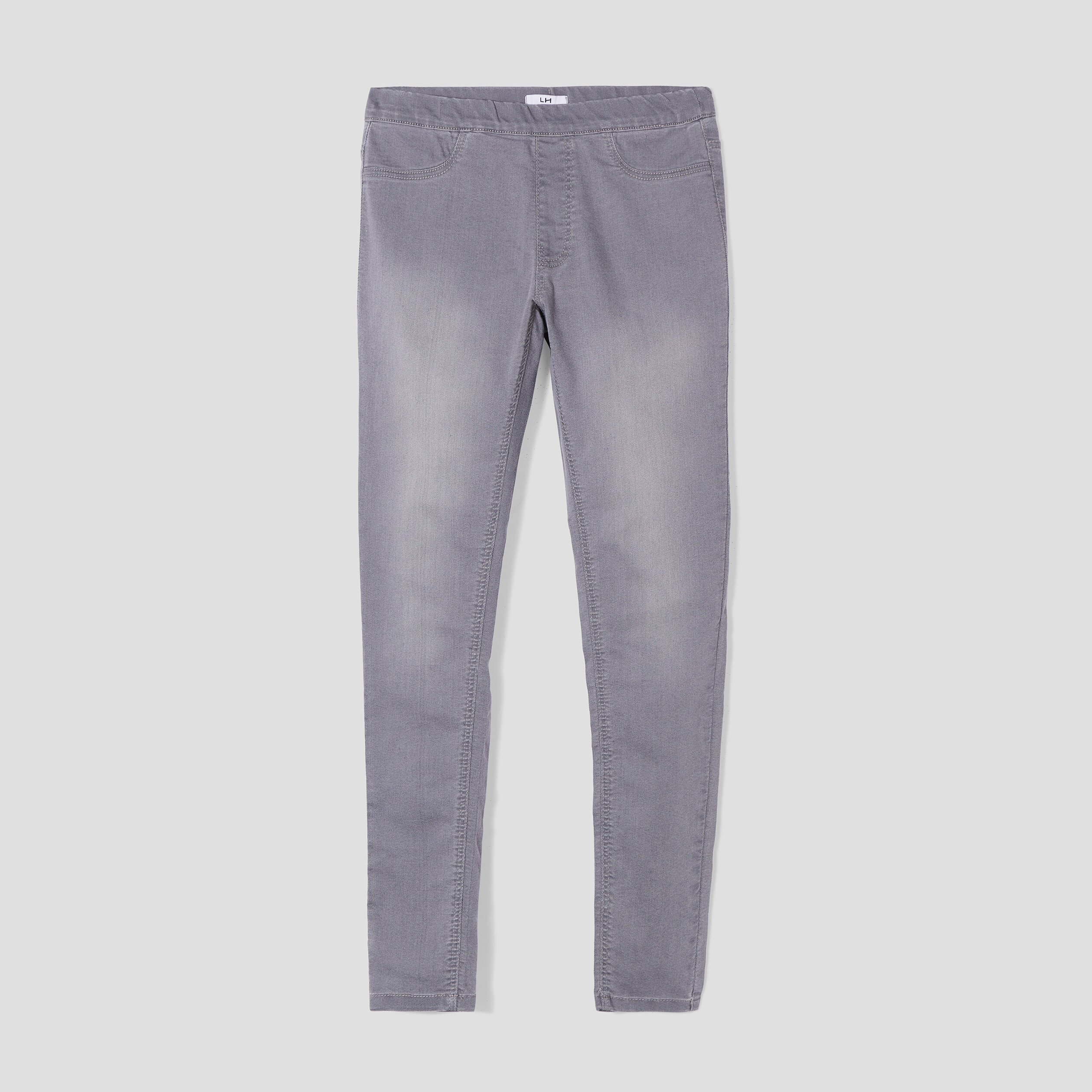 Jegging taille standard denim gris femme | La Halle