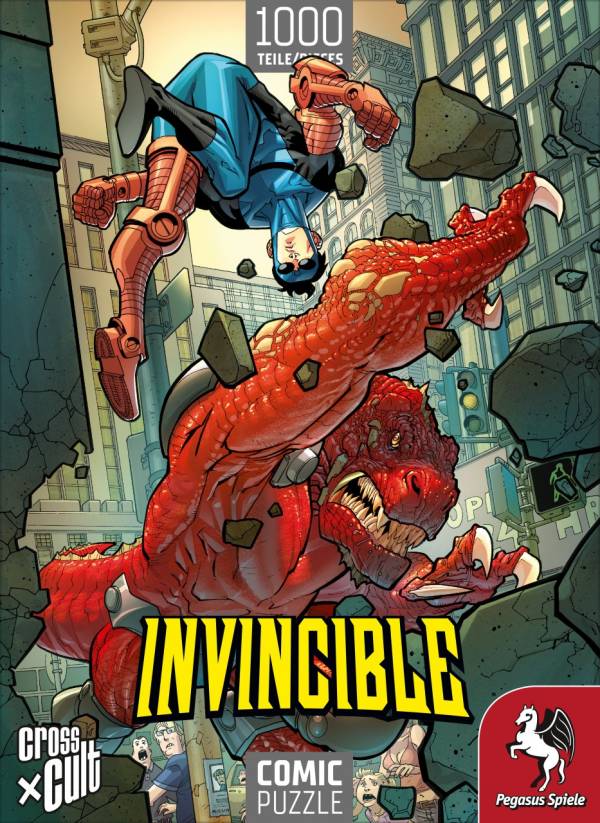 Puzzle: Invincible (Invincible vs. Dinosaurus), 1.000 Teile