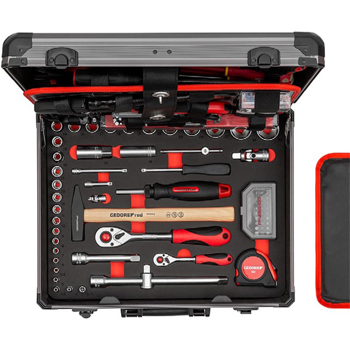Gedore RED 3300189 R46007138 Universelles Allround-Werkzeugset, 138-teilig