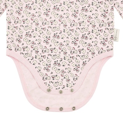Body langarm, rosa für Mädchen