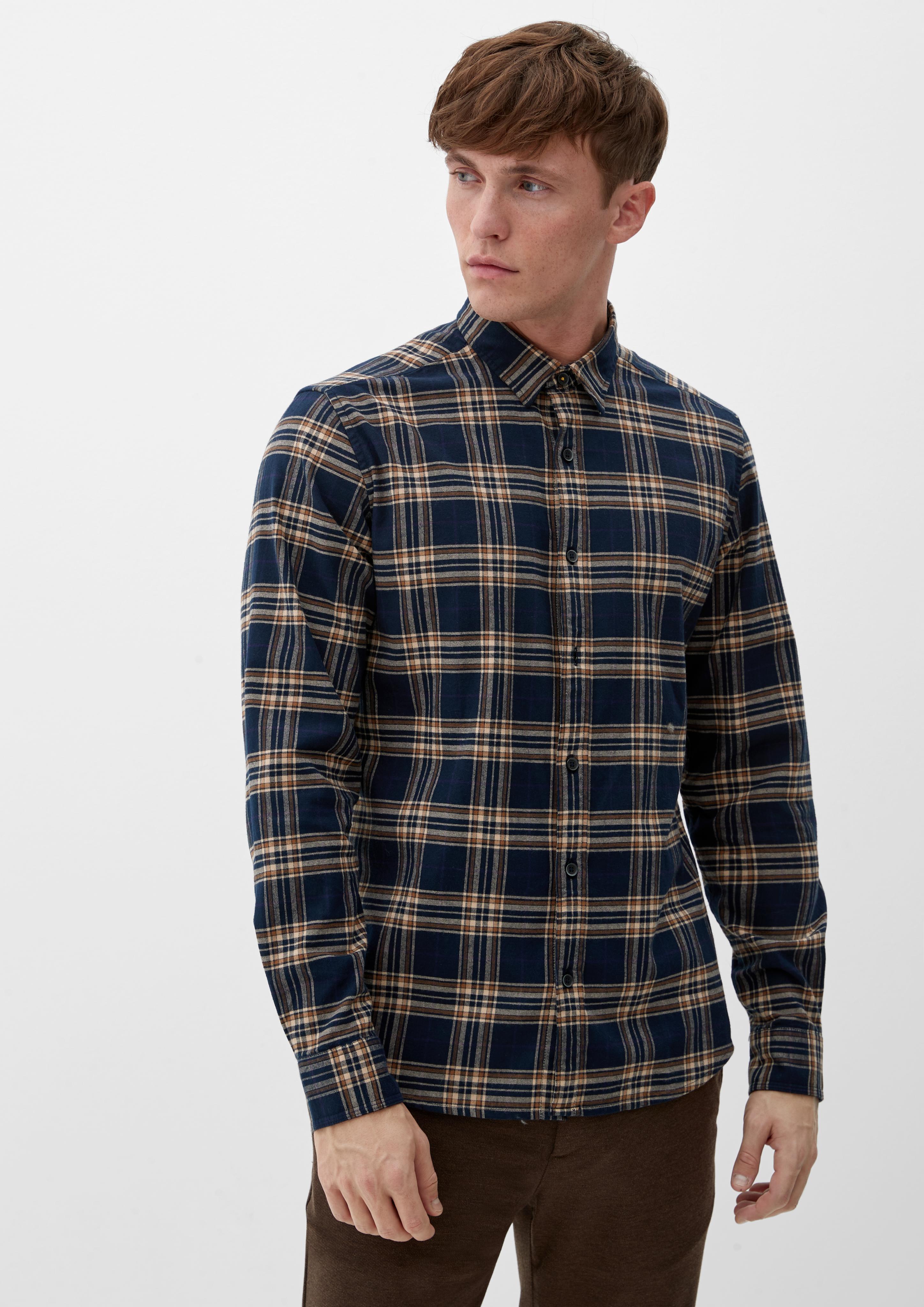 Slim: Langarmhemd aus Twill  2123400-58N1