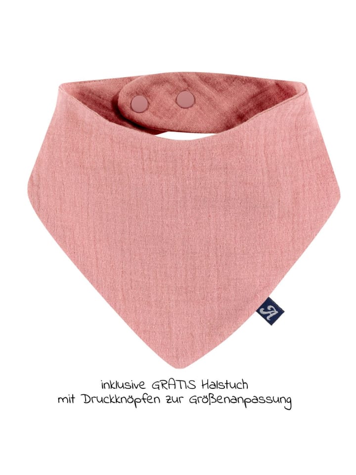 Alvi Sommer-Schlafsack mit Füßen Musselin / Sleep-Overall in rosa günstig kaufen