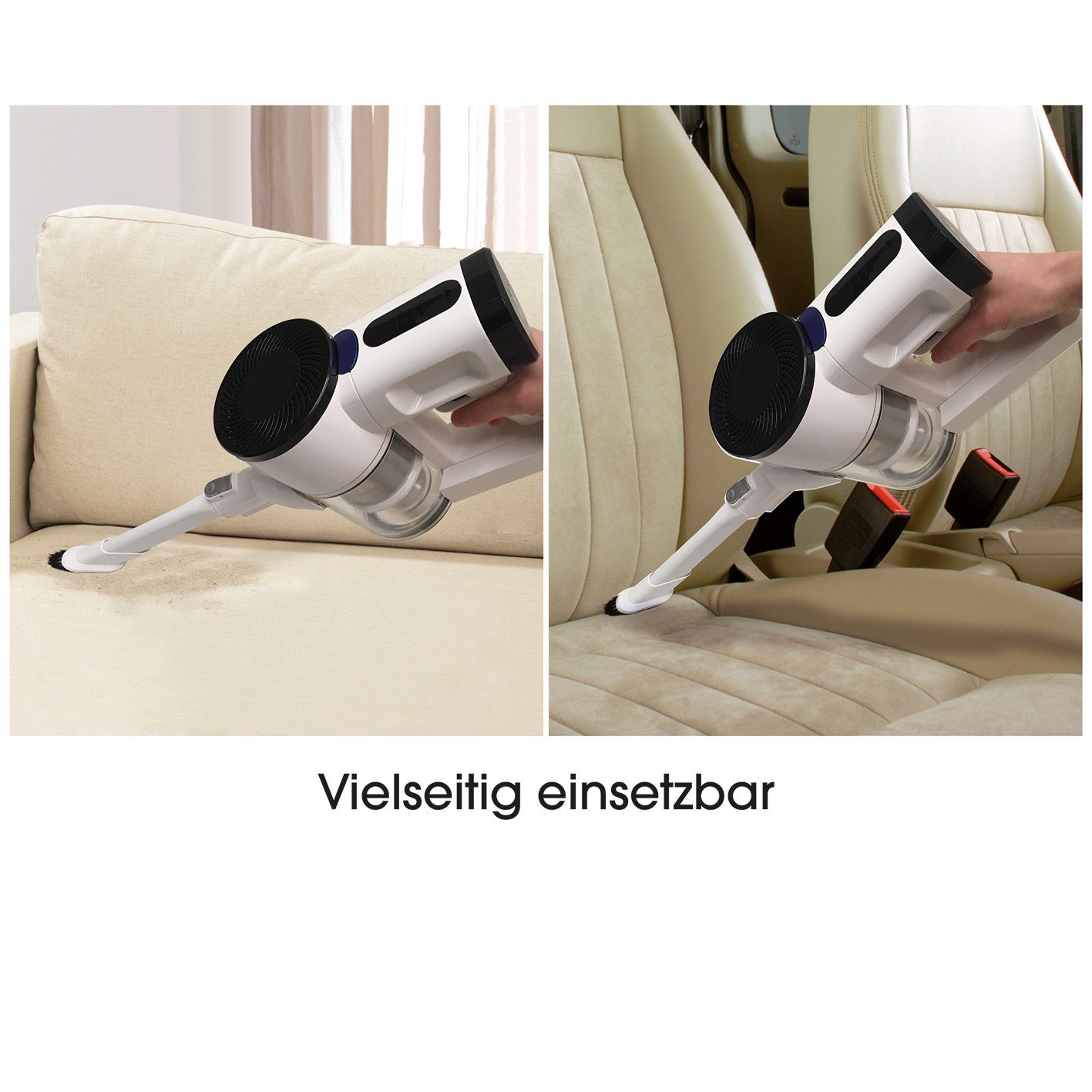 CLEANmaxx Zyklon Hybrid Staubsauger, Nass & Trocken 250W in weiß