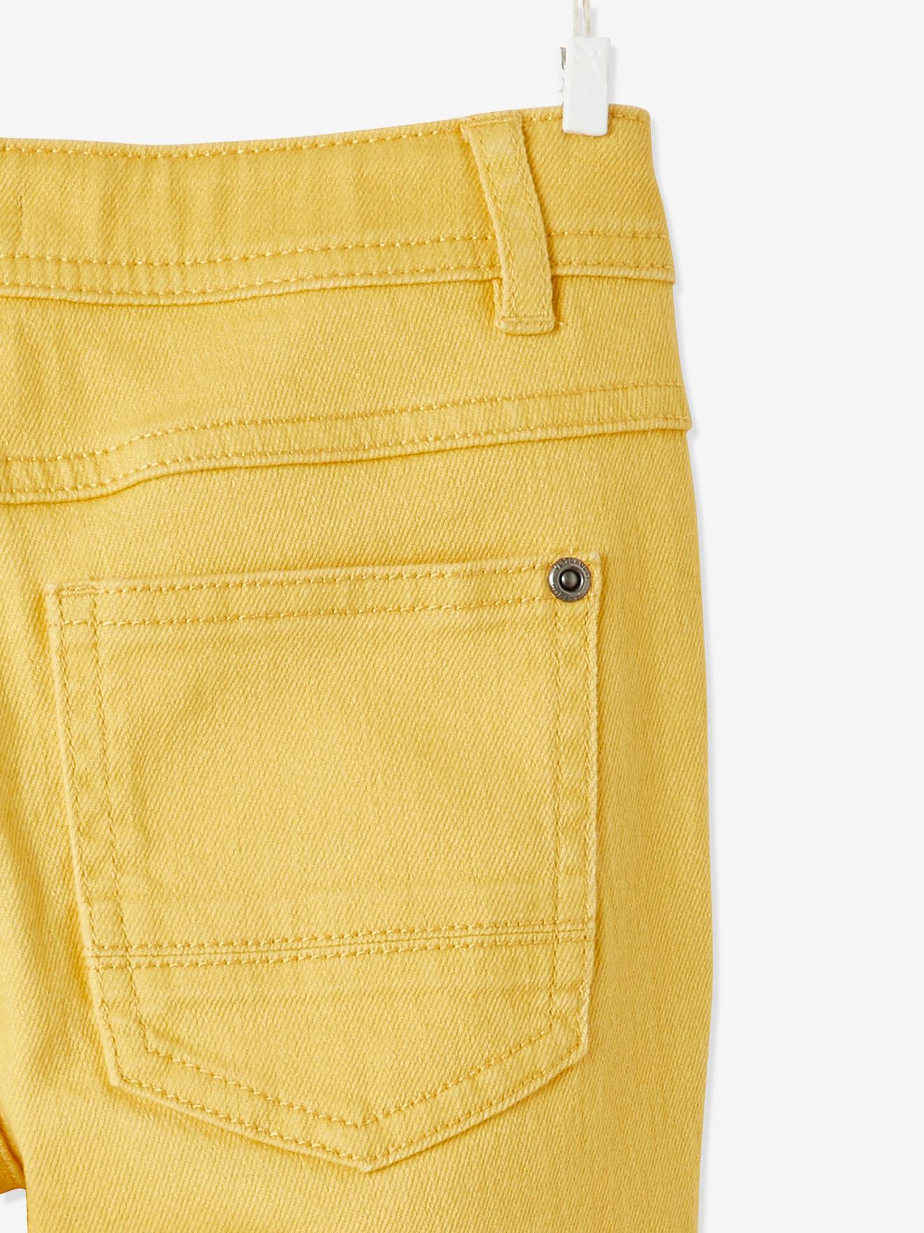 Pantalon slim MorphologiK tour de hanches FIN garçon jaune