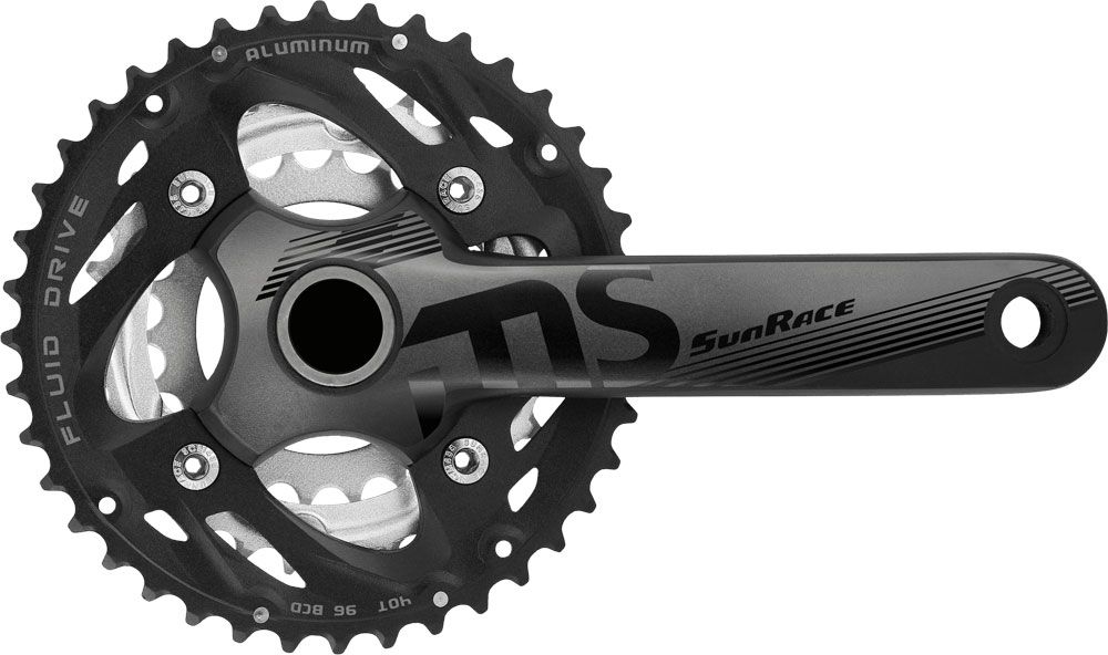 SunRace FXMS50 10-fach Kurbel 22/30/40 175mm kaufen | Bike-Discount