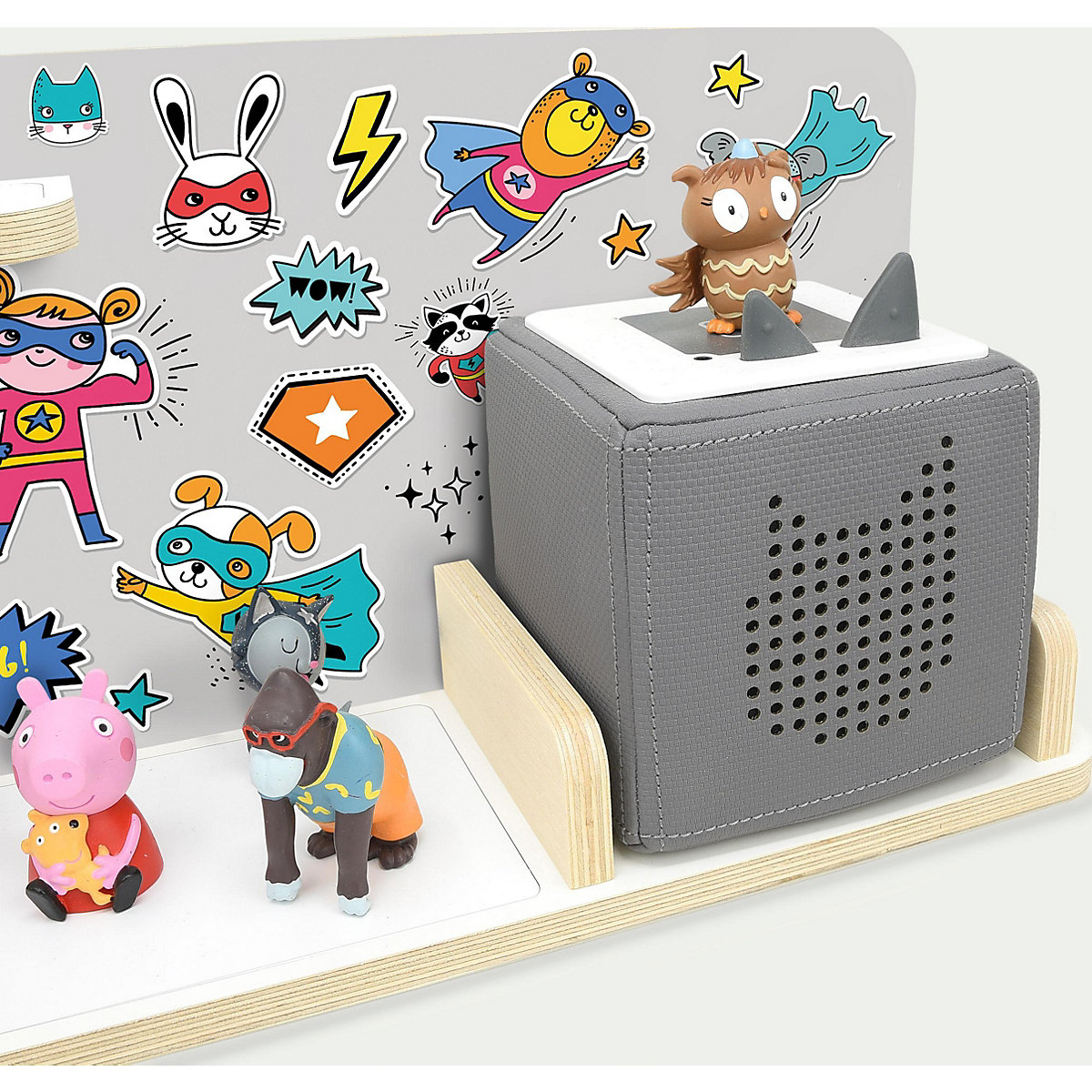 Regal für Musikbox Cool kids, klein - geeignet für Toniebox