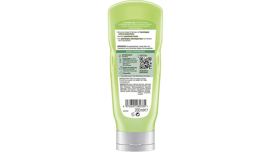 GUHL FRISCHE & LEICHTIGKEIT Belebende Spülung für normales 200 ml