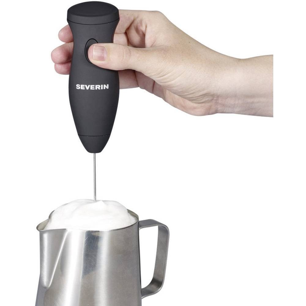 Severin Milchaufschäumer Hand-Milchaufschäumer mit Batterien