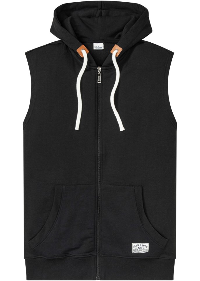 Sweatweste mit recyceltem Polyester