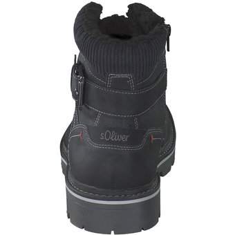 s.Oliver Schnürstiefelette in schwarz