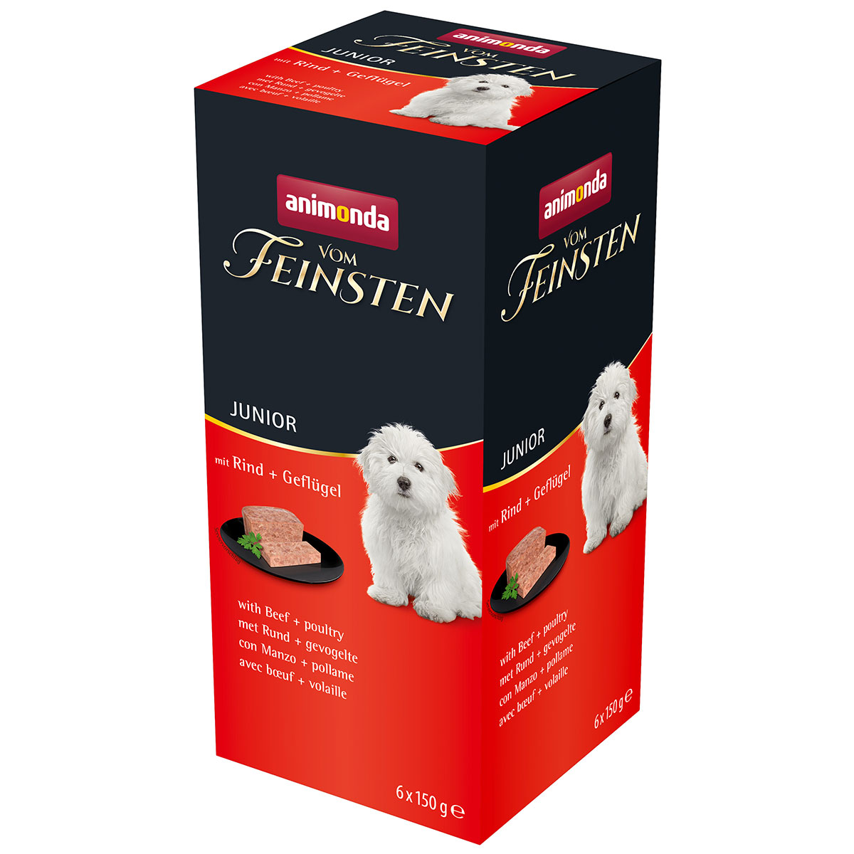 animonda vom Feinsten Junior mit Rind + Geflügel bei ZooRoyal