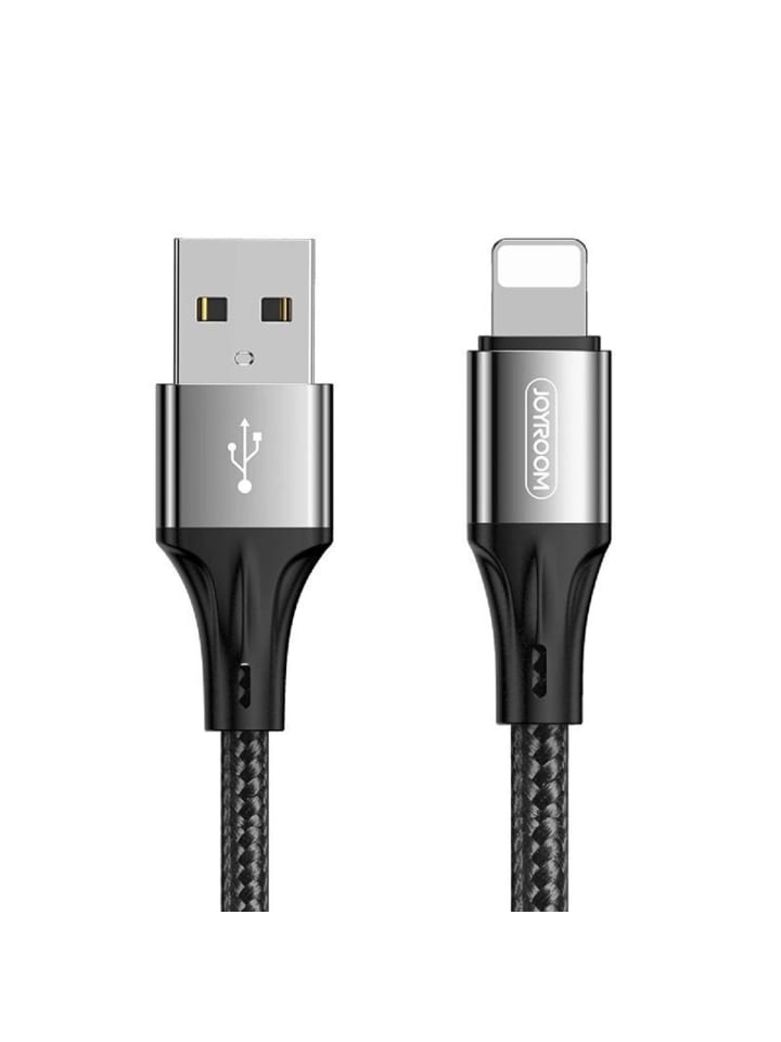 COFI 1453 USB zu iPhone Ladekabel Schnelles Aufladen und Datenübertragung in Schwarz günstig kaufen 1
