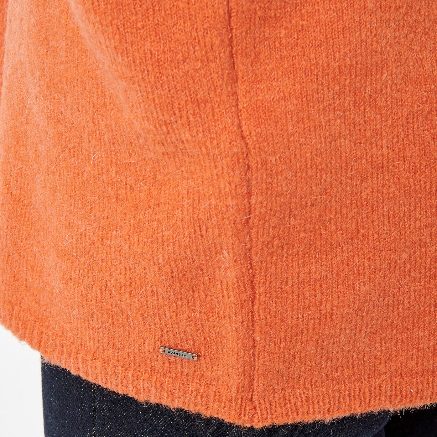 BARRY  Pull doux orange femme