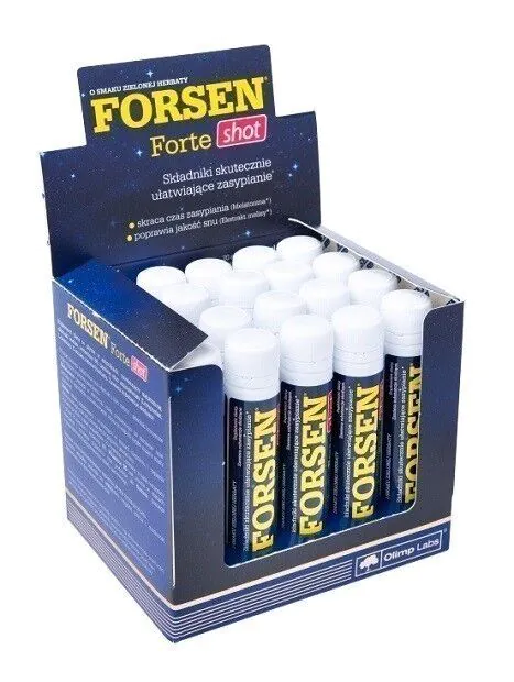 Olimp Forsen Forte Shot zeleni čaj, bočice s oralnom tekućinom