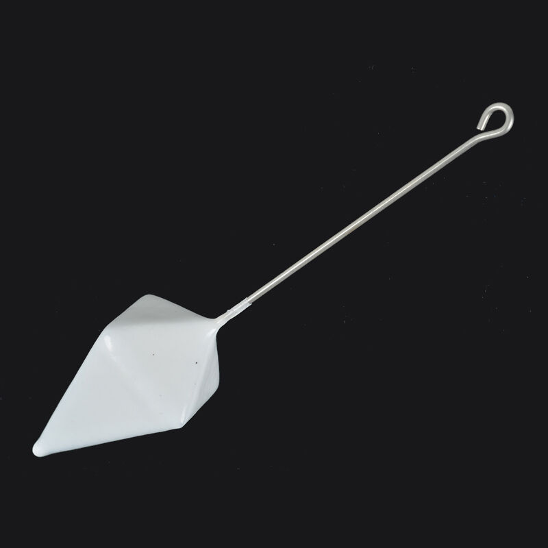 Portuguese Lemer sinker + plastic-coated stem (white)