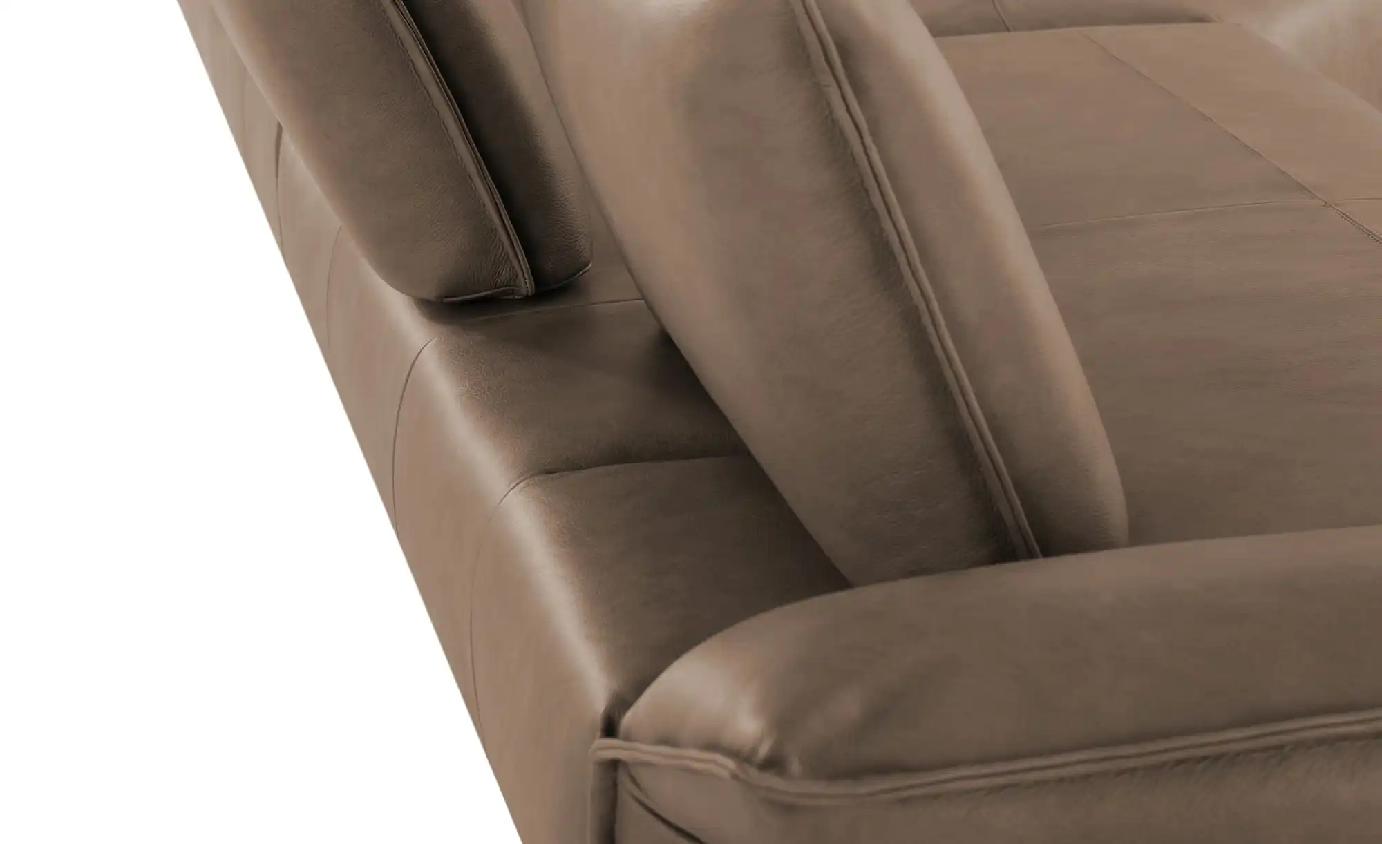 W.SCHILLIG Ecksofa aus Echtleder