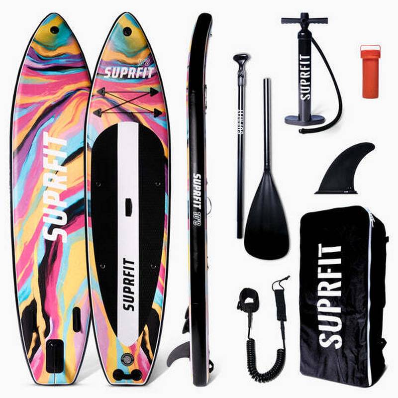SUPRFIT Stand Up Paddle Board Set Aquarell SUP Board