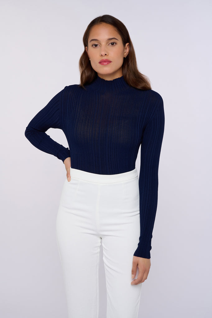 Top Bianca en maille