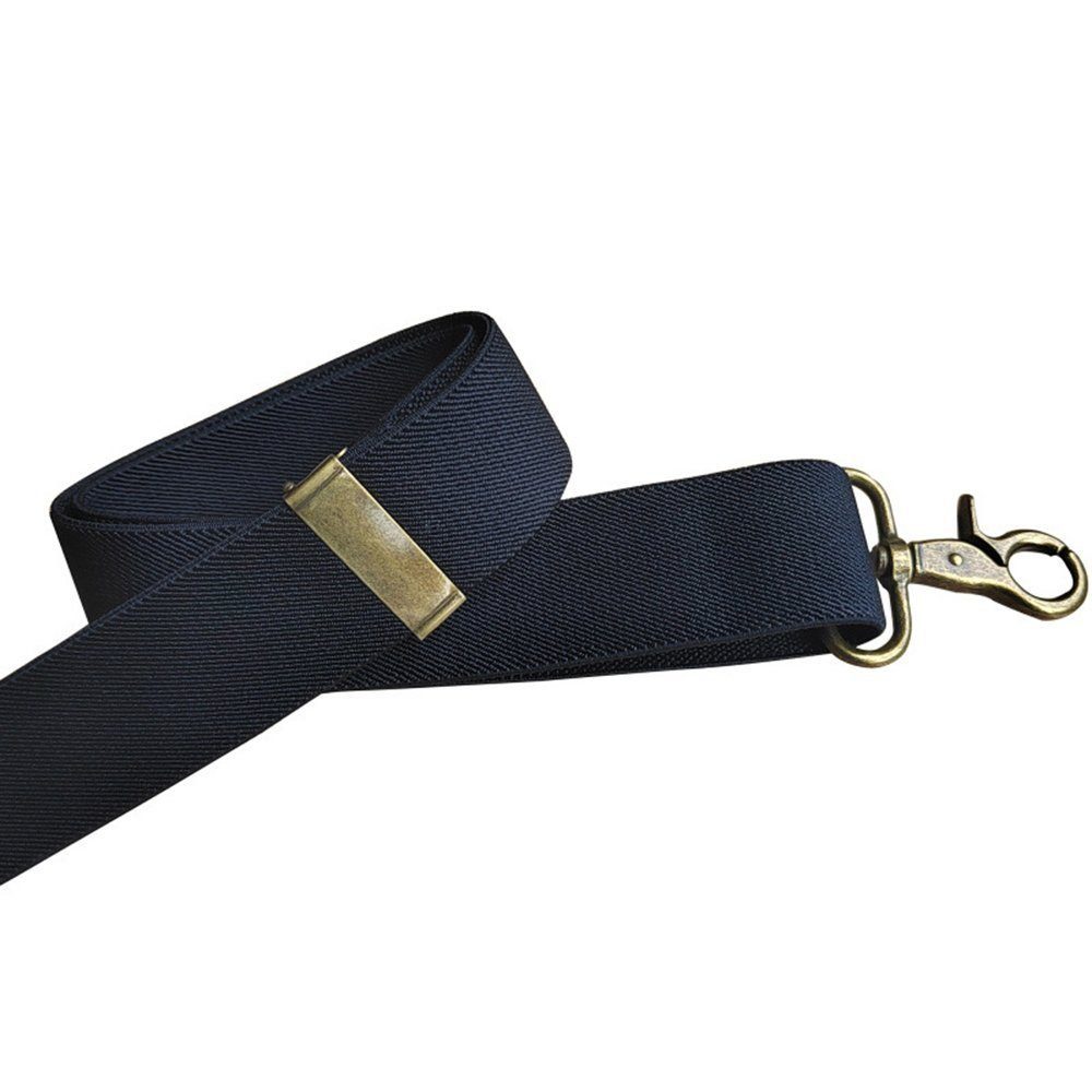 Gold Crest Hosenträger Hosenträger Unisex mit 4 starken Clips elastisch einstellbar Länge (1-St)
