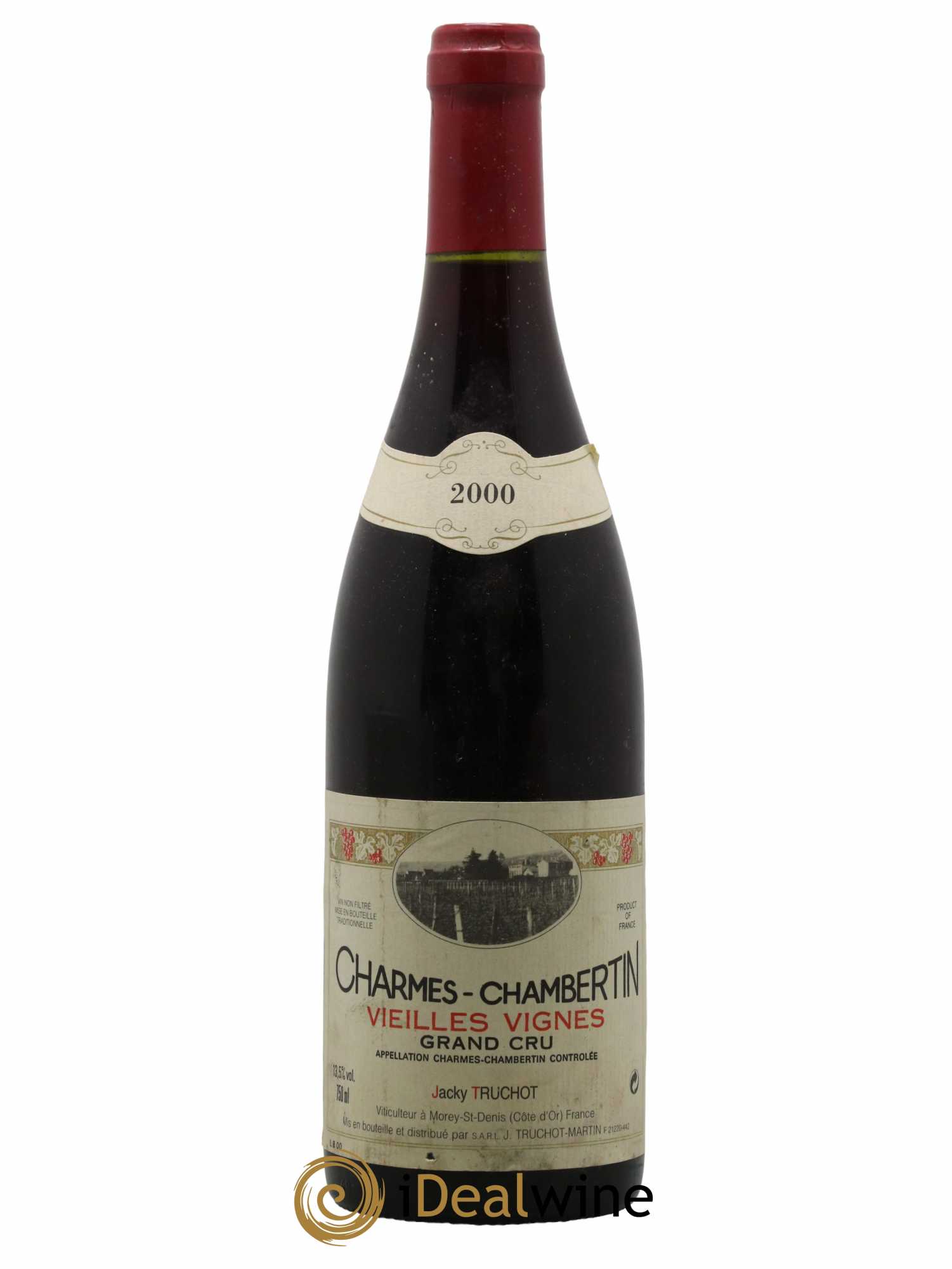 Charmes-Chambertin Grand Cru Vieilles Vignes Jacky Truchot  2000 - Lot de 1 Bouteille