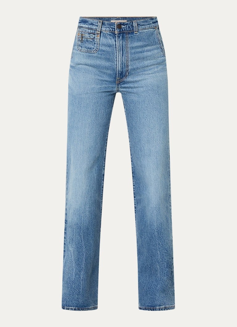 Levi's Ribcage traperice visokog struka, raširenog kroja, lagano isprane