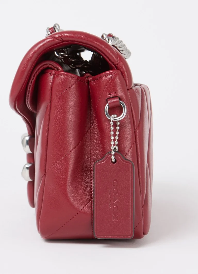 Coach The Tabby leather shoulder bag with quilt pattern