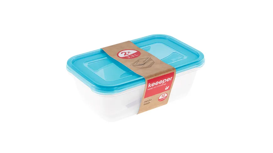 keeeper Frischhaltedosen Set Fredo Fresh 2-tlg. 3,3l