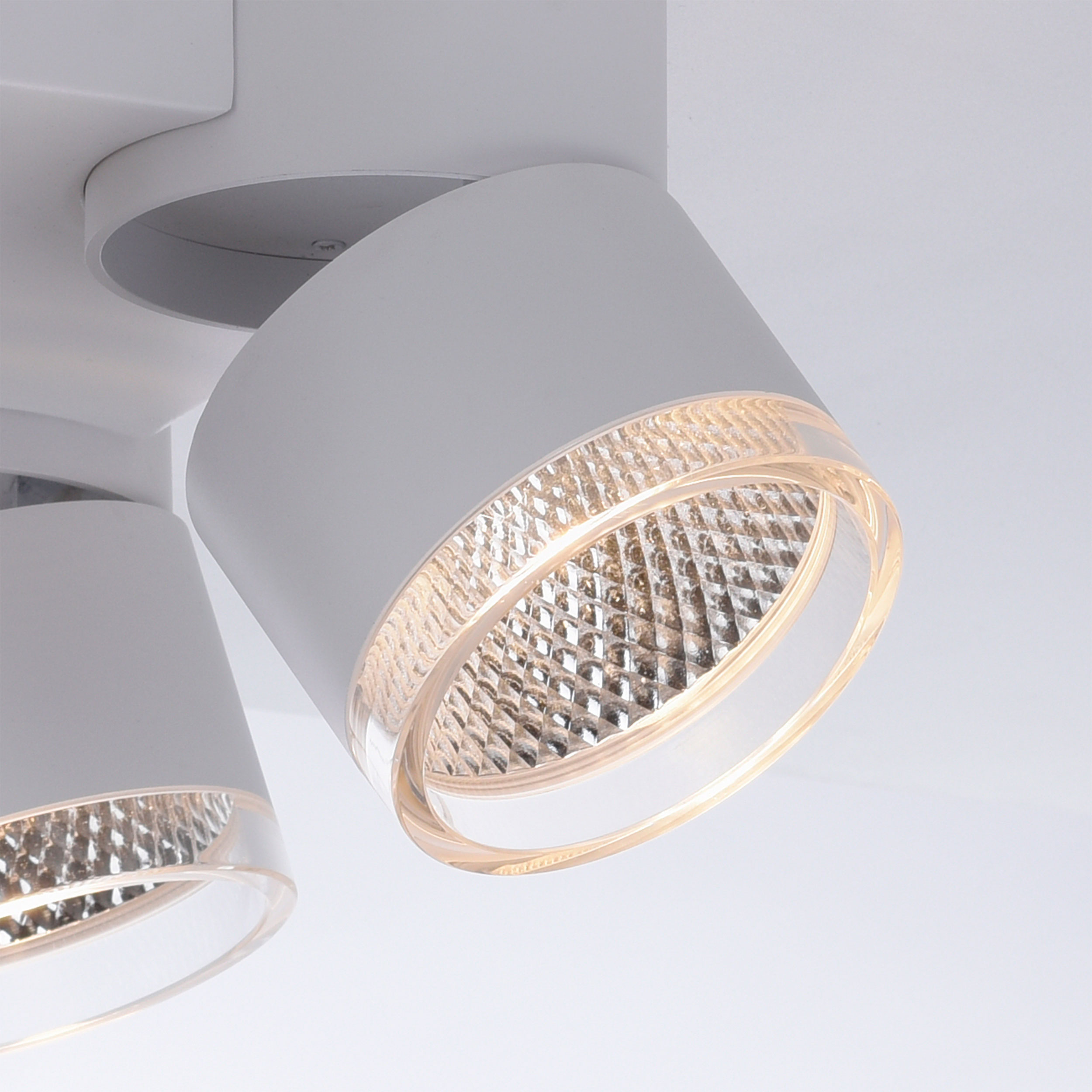PURELED-Deckenleuchte 4flg