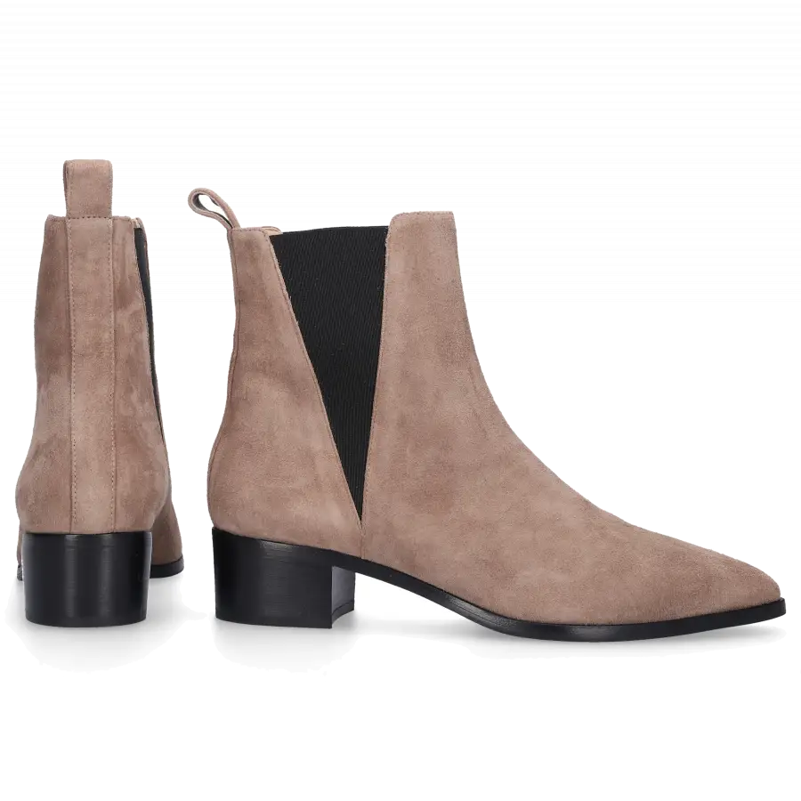 EN AVANT - Chelsea Boots X202028 Veloursleder - beige