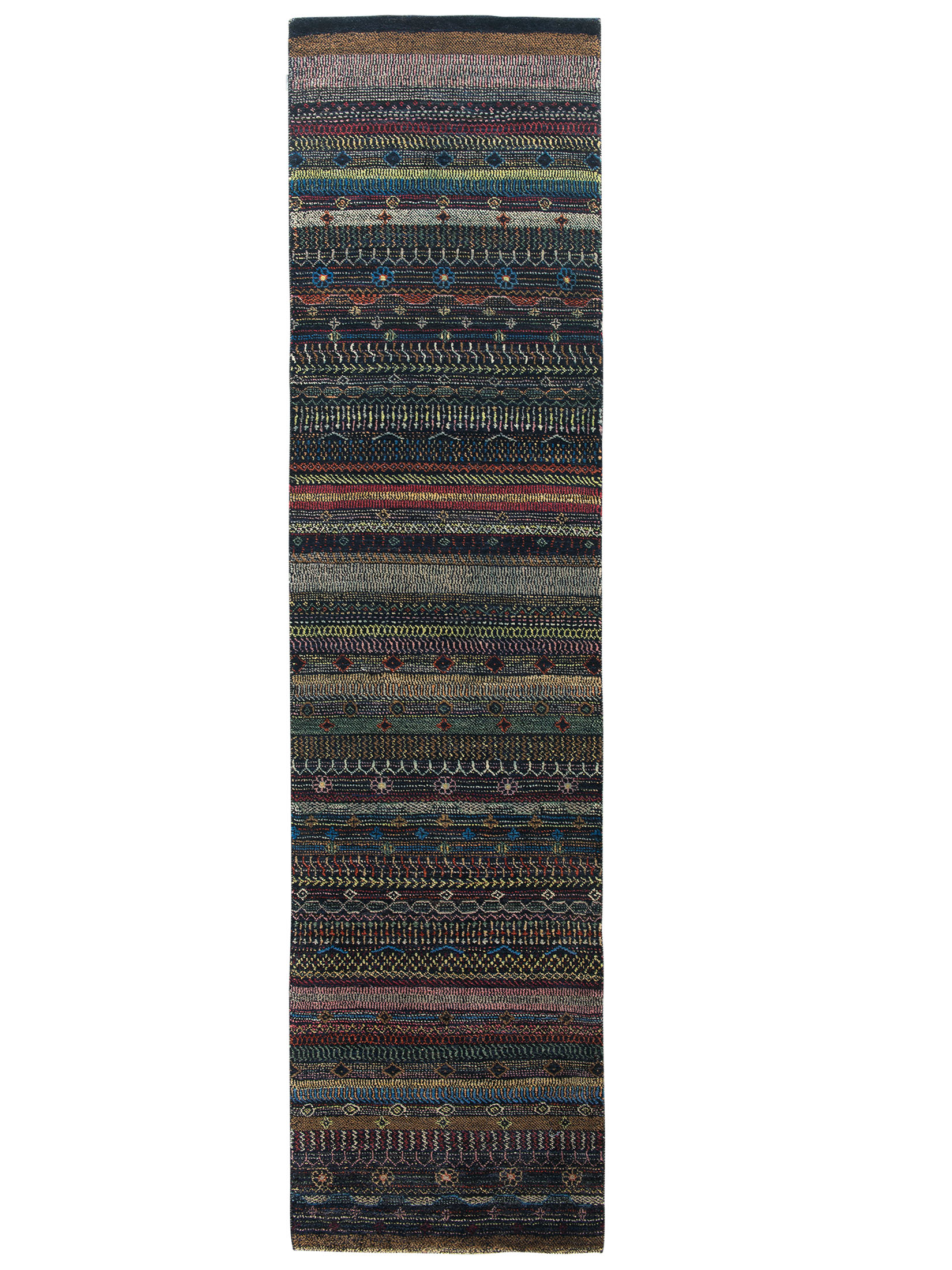 Contemporary Gabbeh ca. 79 x 311 cm, Unikat / Einzelstück