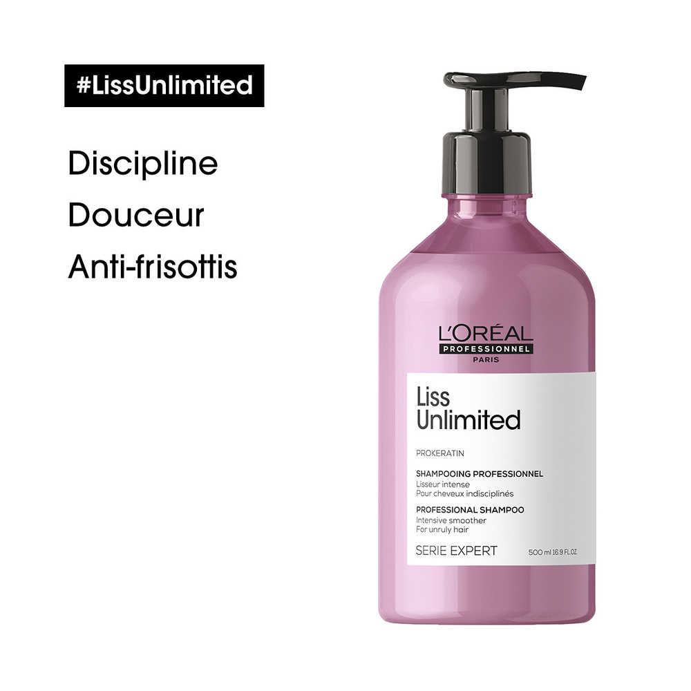 L'Oréal Professionnel Série Expert Liss Unlimited Shampoing pour cheveux indisciplinés oulissés